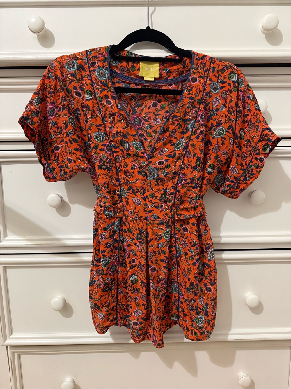 Maeve Silk Floral Blouse